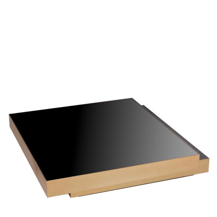 Coffee Table Shelton brushed brass finish