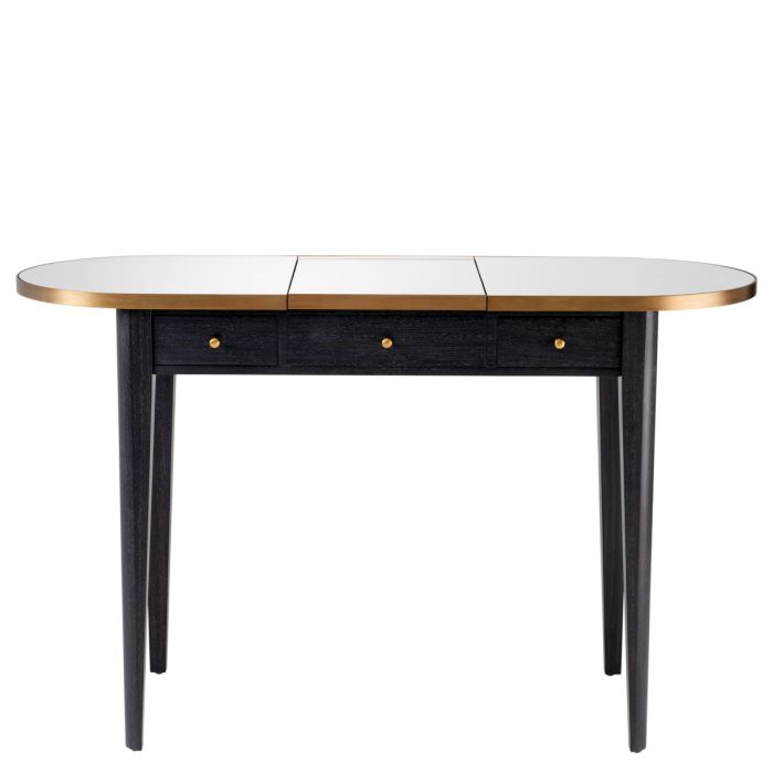 Dressing Table Toulouse charcoal grey oak veneer