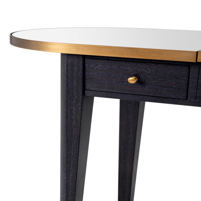 Dressing Table Toulouse charcoal grey oak veneer