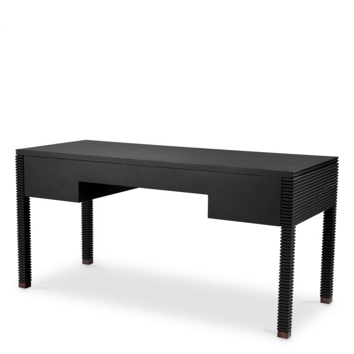 Desk Dimitrios charcoal grey oak veneer