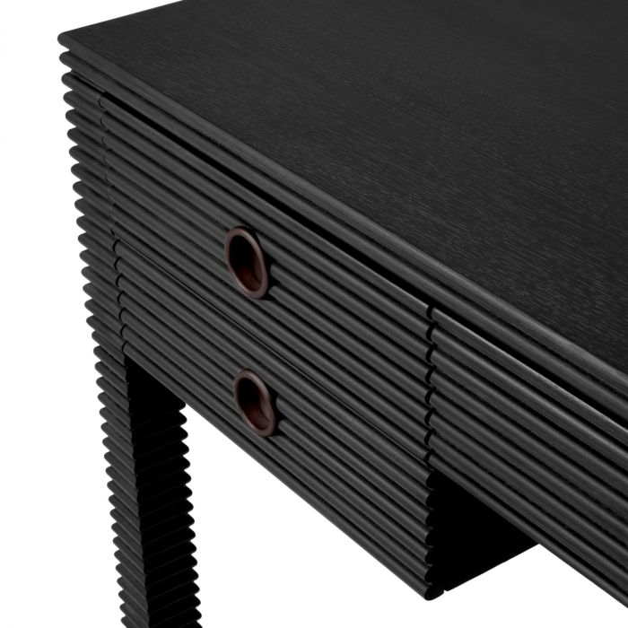 Desk Dimitrios charcoal grey oak veneer