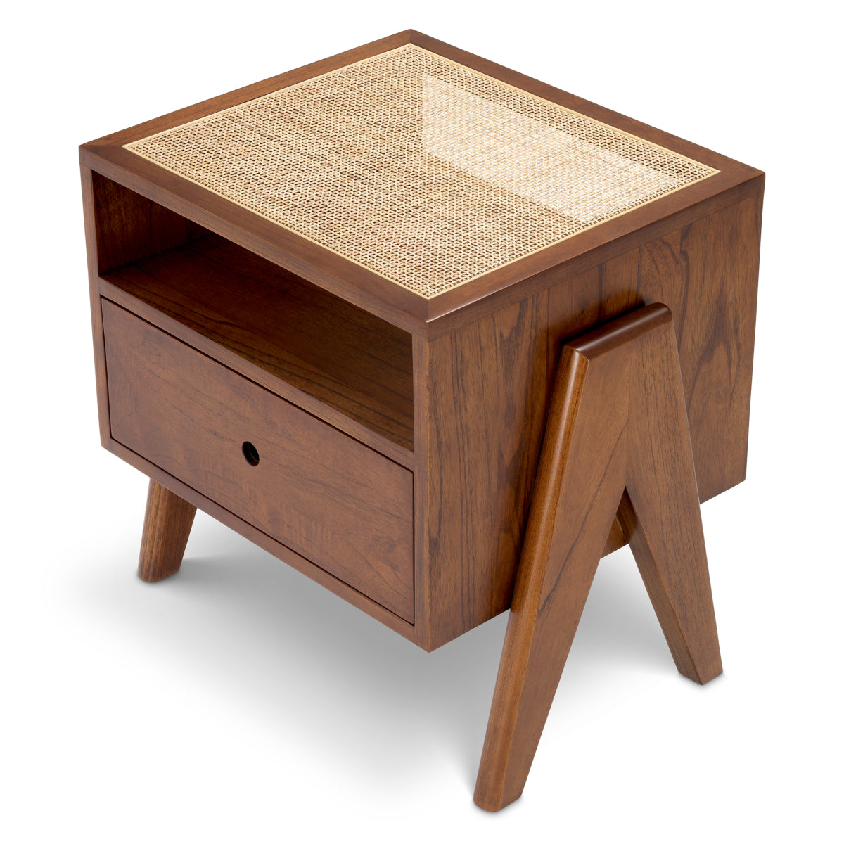 Rattan V-Legged Bedside Table Latour | Eichholtzmh.com