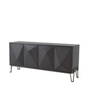 Brown Oak Media Cabinet Highland | Eichholtzmh.com