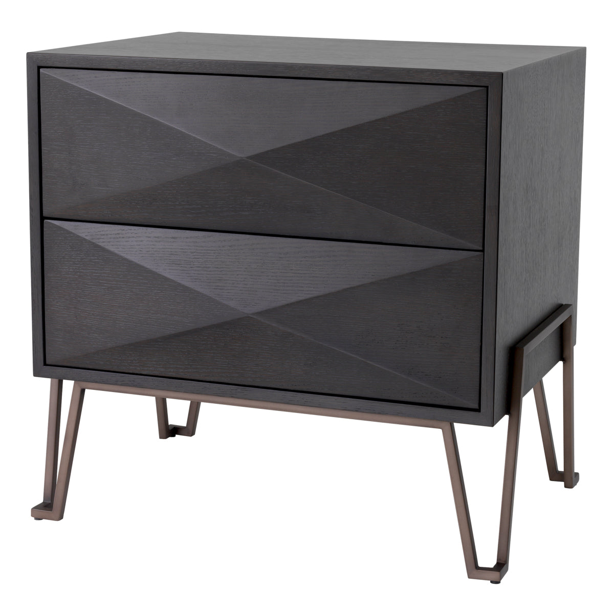 Oak Hairpin Nightstand Highland | Eichholtzmh.com 