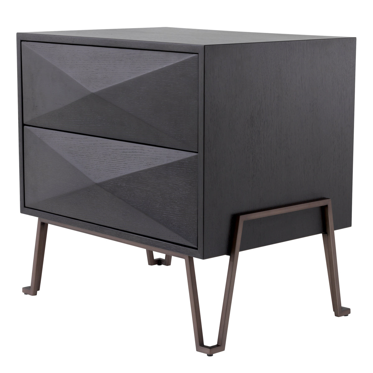 Oak Hairpin Nightstand Highland | Eichholtzmh.com 