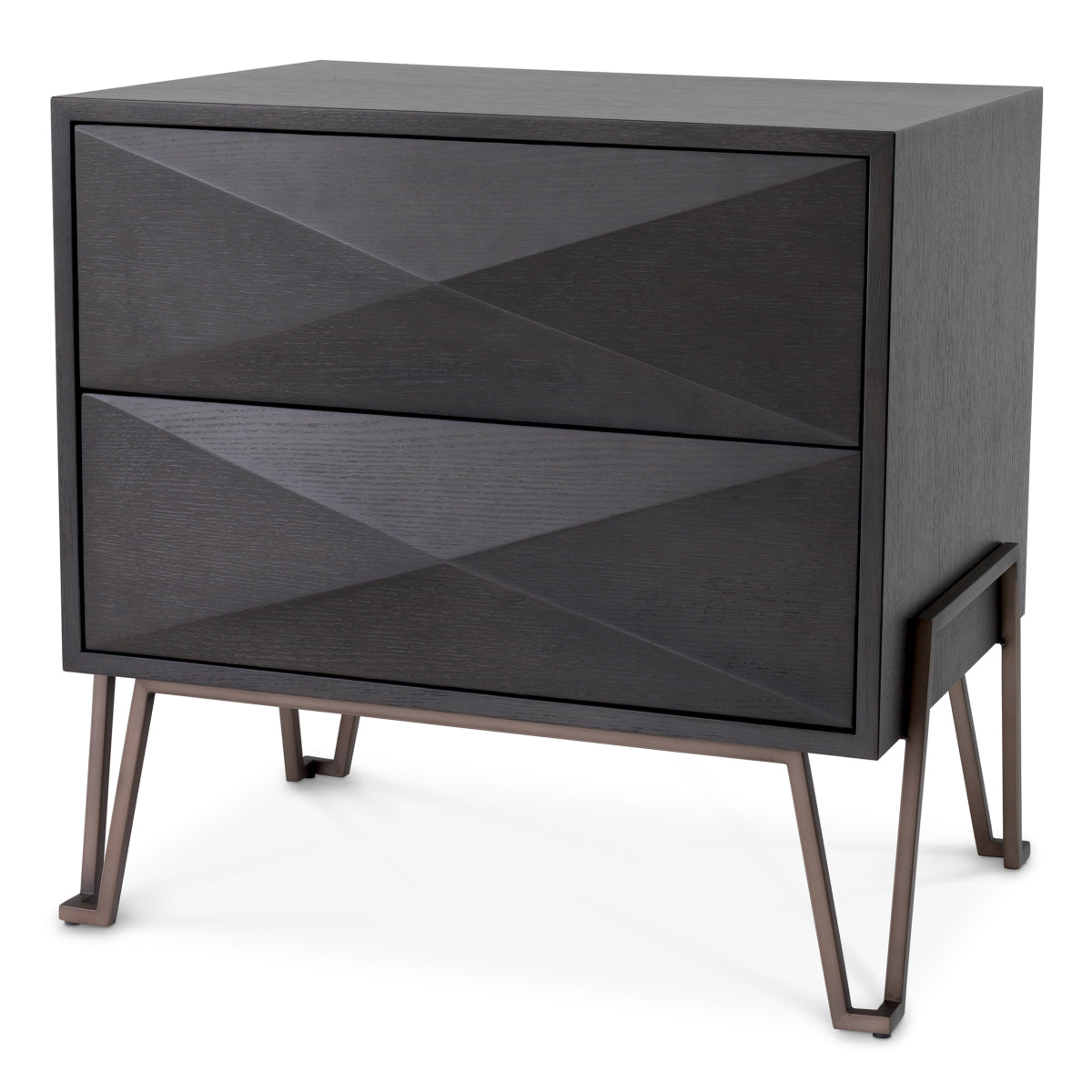 Oak Hairpin Nightstand Highland | Eichholtzmh.com 