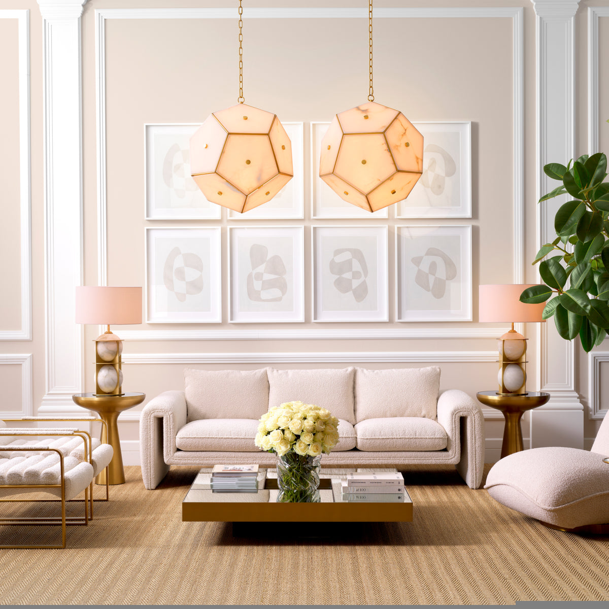 Brass Coffee Table Allure | Eichholtzmh.com 
