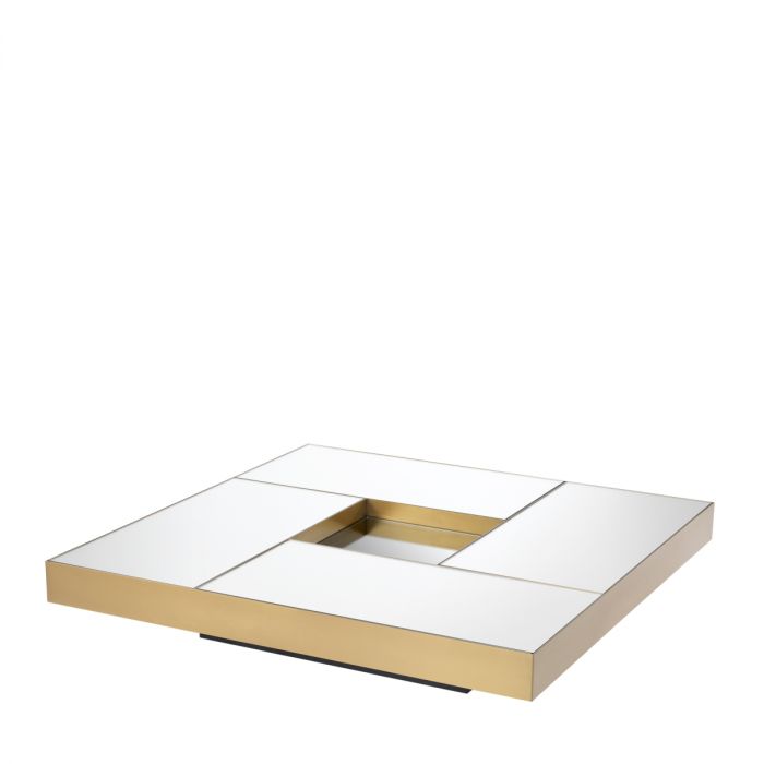 Coffee Table Allure brushed brass finish