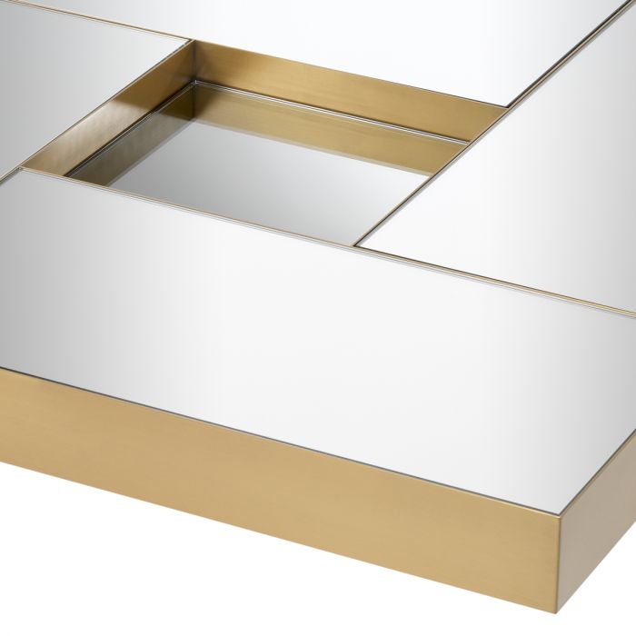 Coffee Table Allure brushed brass finish