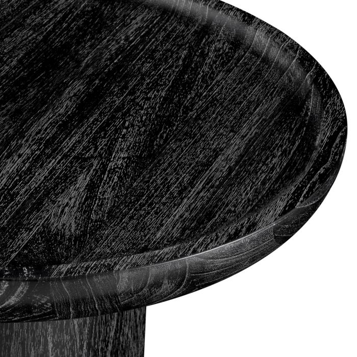 Side Table Rouault charcoal grey veneer