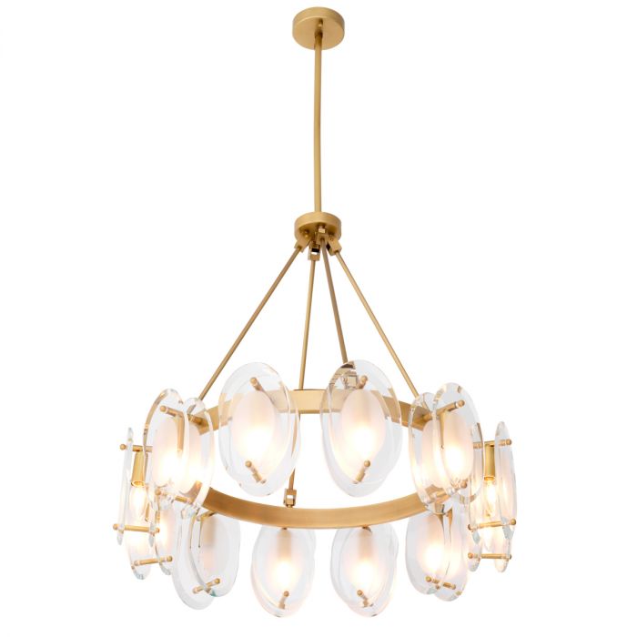 Chandelier Sublime antique brass finish