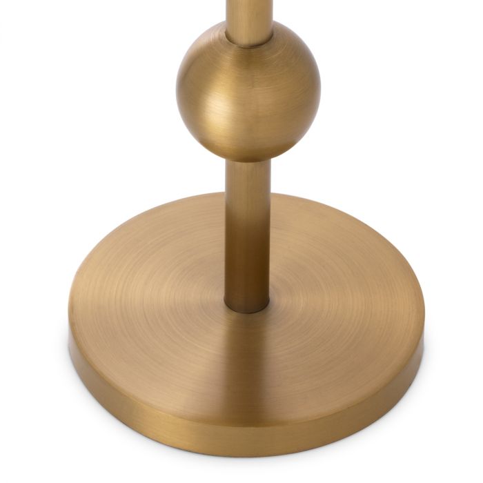 Side Table Narciso brushed brass finish
