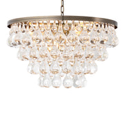Brass Glass Drop Chandelier Bolzano | Eichholtzmh.com