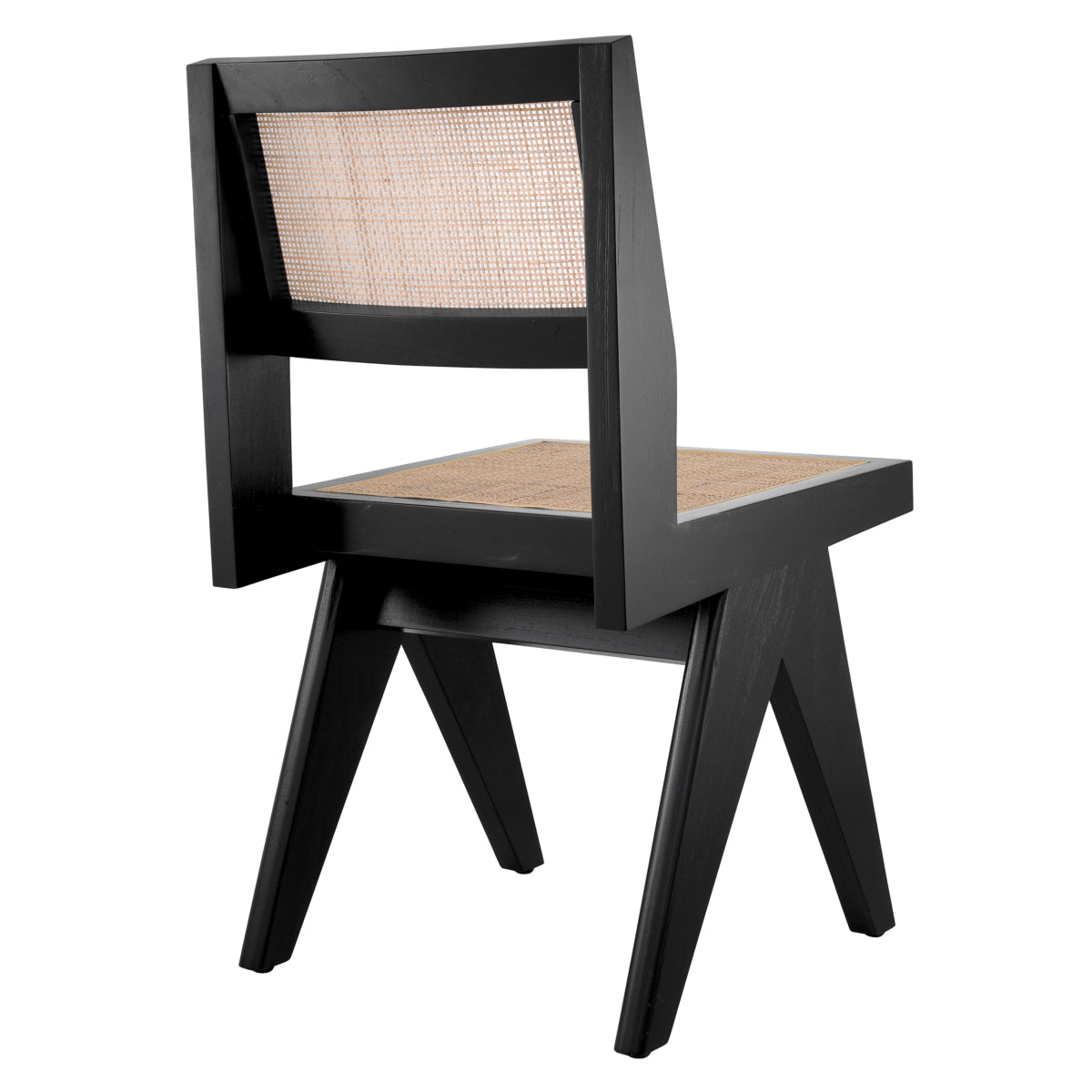 Black Wood Framed Dining Chair Niclas | Eichholtzmh.com 