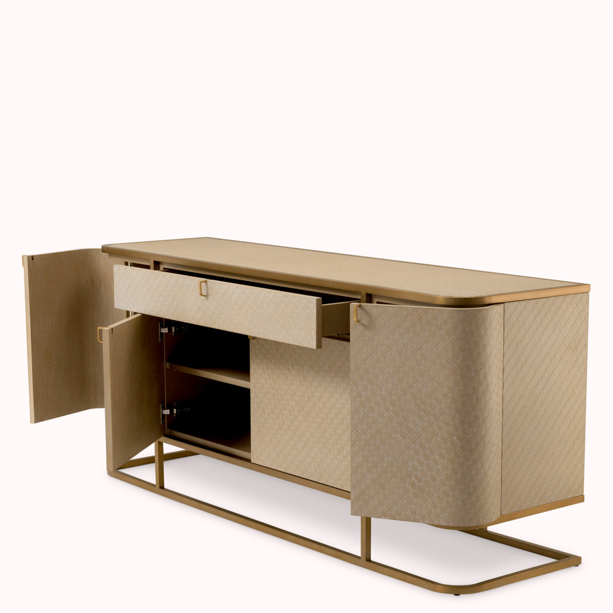 Woven Oak Dresser Napa Valley | Eichholtzmh.com