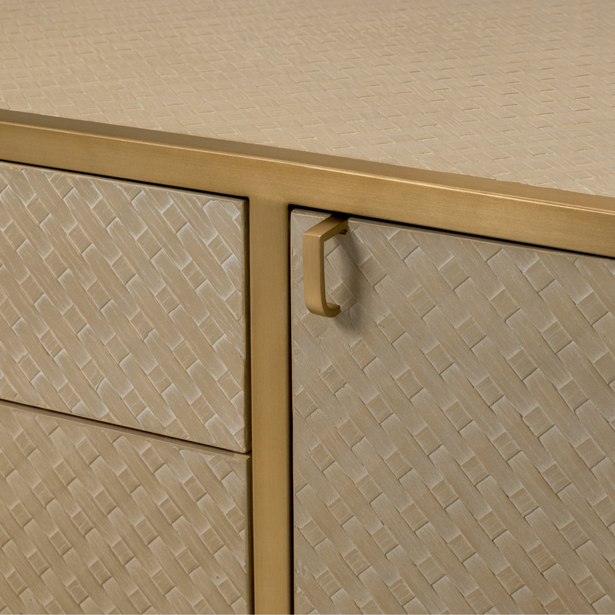 Woven Oak Dresser Napa Valley | Eichholtzmh.com