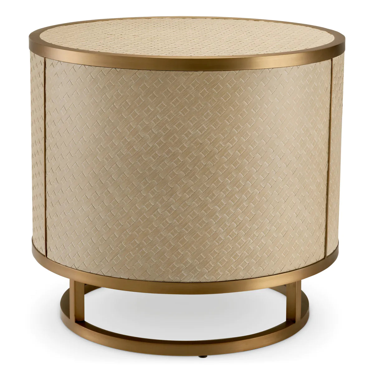 Woven Oak Side Table Napa Valley | Eichholtzmh.com