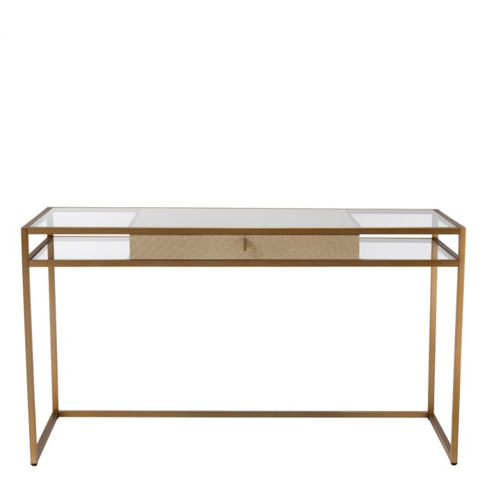 Desk Napa Valley woven washed oak veneer