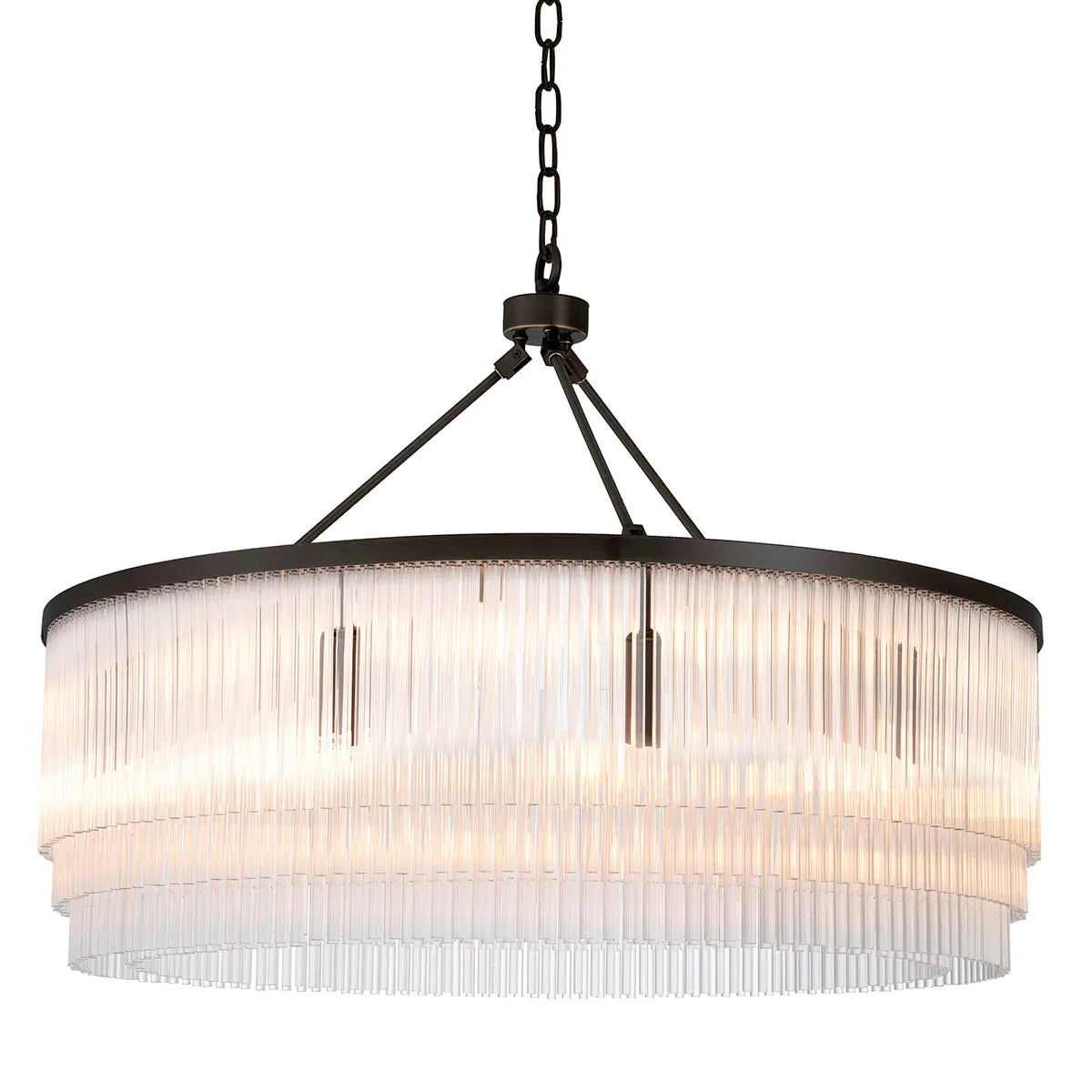 Glass Layered Chandelier L Hector | Eichholtzmh.com