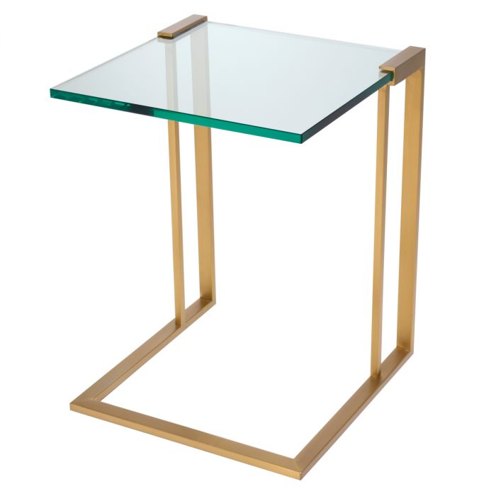 Side Table Perry brushed brass finish