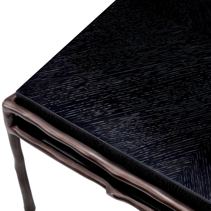 Side Table Premier charcoal grey oak veneer