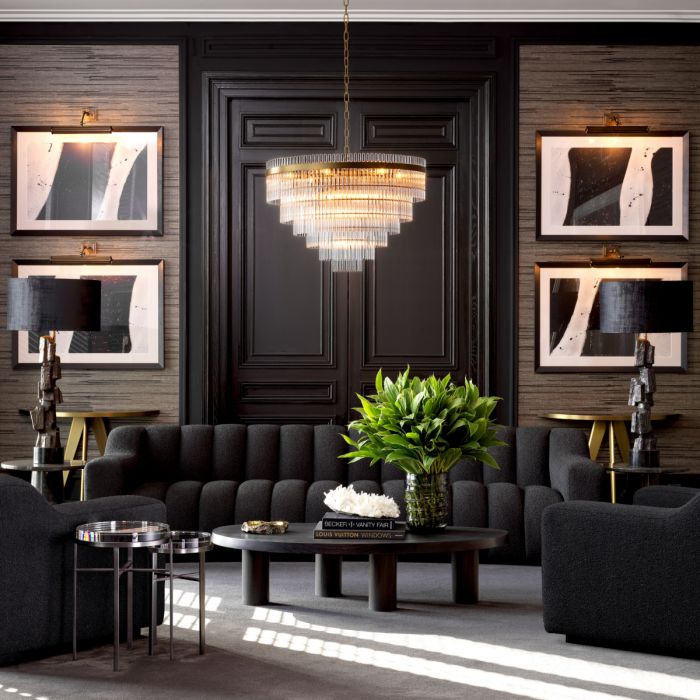 Side Table Hoxton bronze finish set of 2