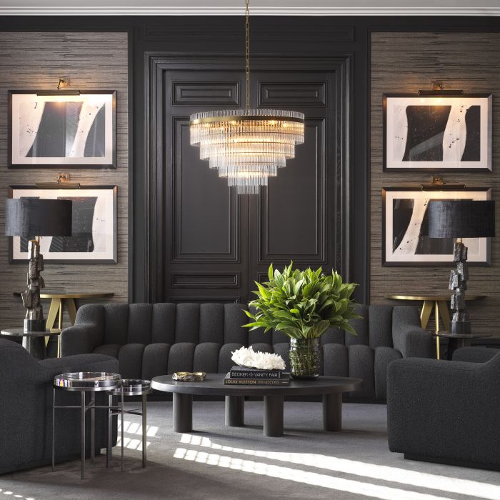 Side Table Hoxton bronze finish set of 2