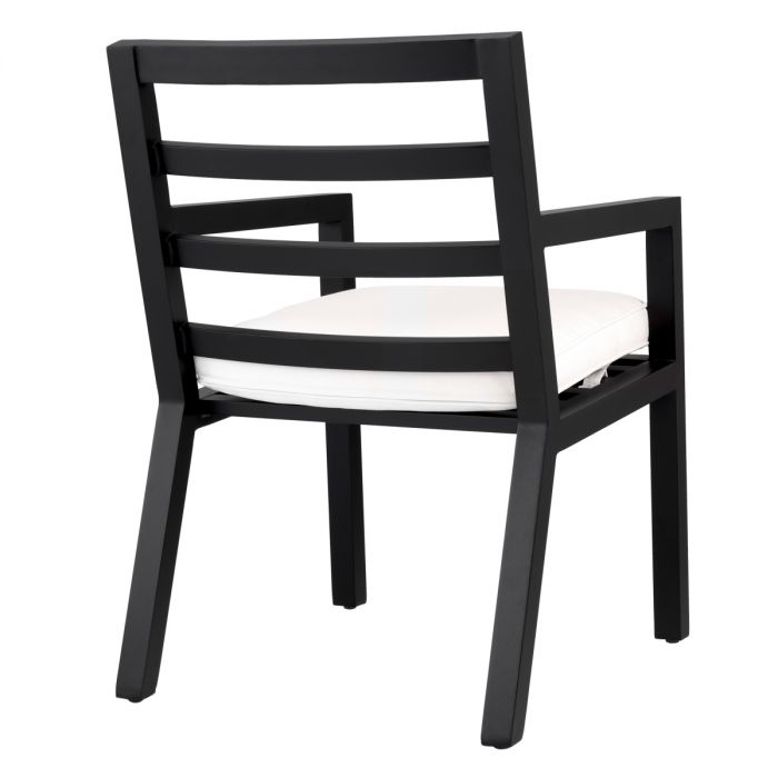 Outdoor Dining Chair Delta black sunbrella canvas