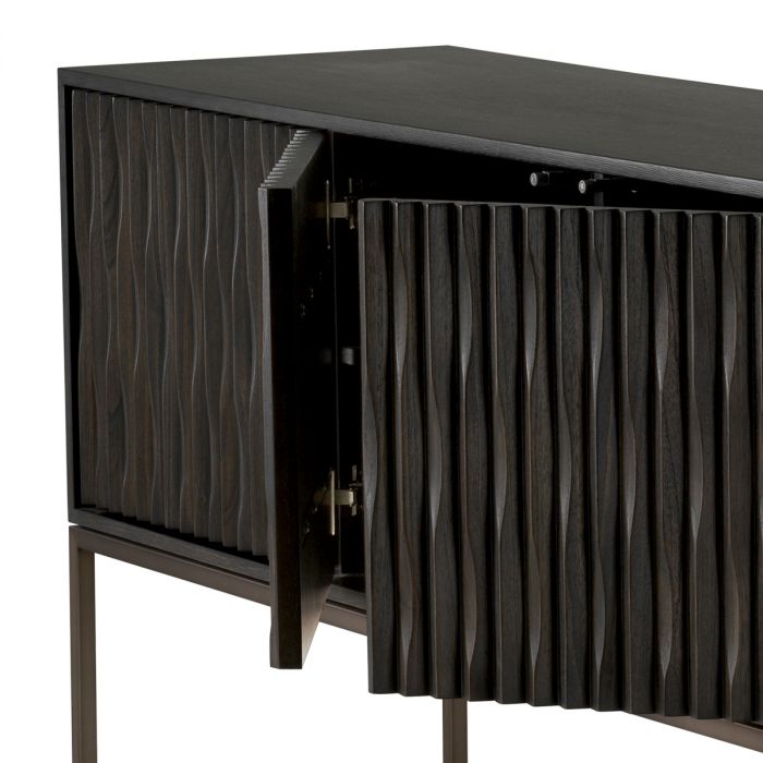 Dresser Brayden charcoal grey oak veneer