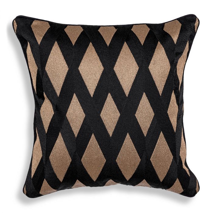 Cushion Splender square black gold
