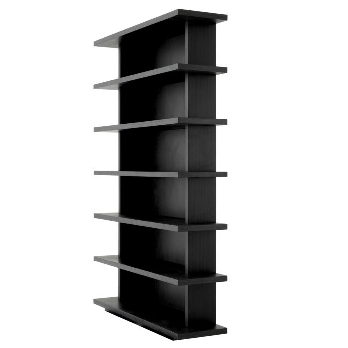 Cabinet Malibu charcoal grey oak veneer