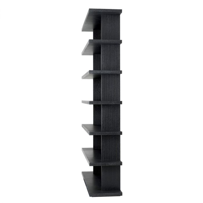 Cabinet Malibu charcoal grey oak veneer