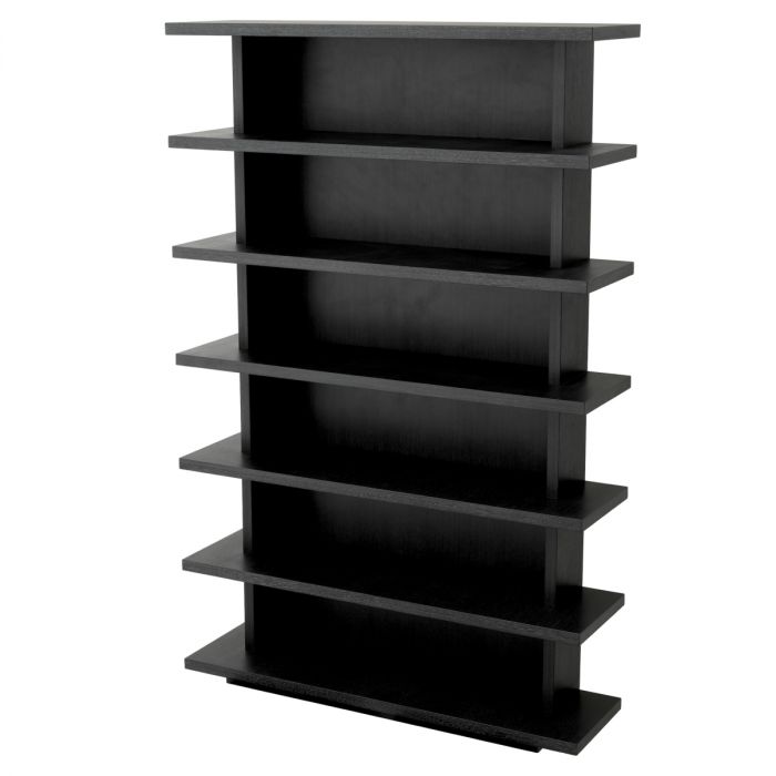 Cabinet Malibu charcoal grey oak veneer