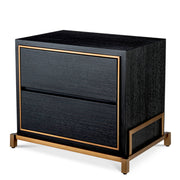 Charcoal Oak Bedside Table Hazel | Eichholtzmh.com