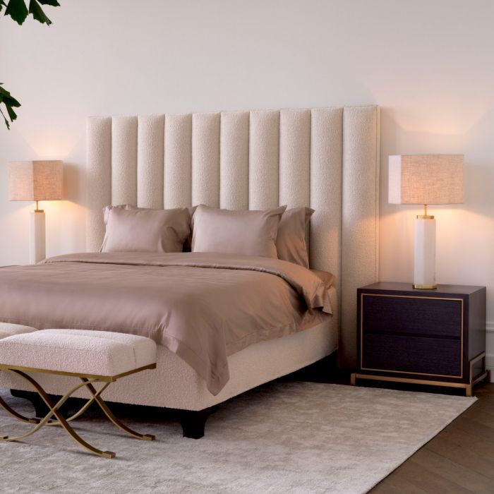 Nightstand Hazel charcoal grey oak veneer