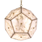 Pentagonal Alabaster Lantern Gallo | Eichholtzmh.com