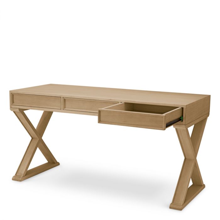 Desk Sardinia natural oak veneer