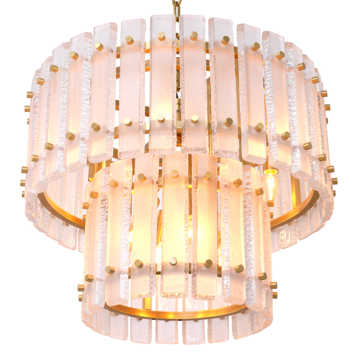 Frosted Glass Plates Chandelier Blason | Eichholtzmh.com 