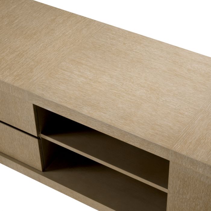 TV Cabinet Crosby washed oak veneer