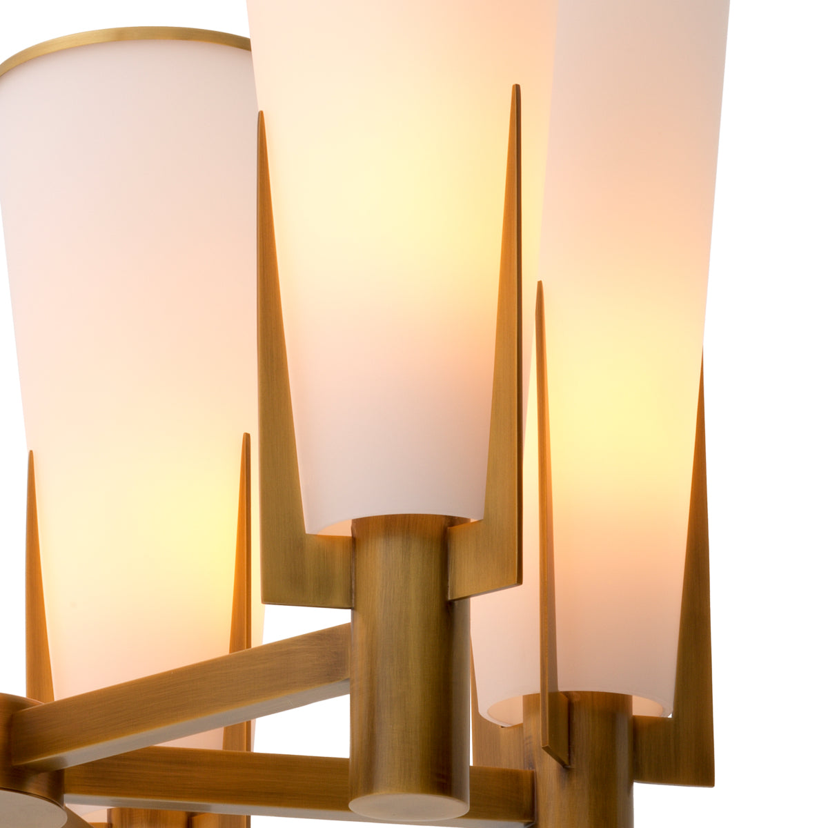 Cone Shade Brass Chandelier Dino | Eichholtzmh.com
