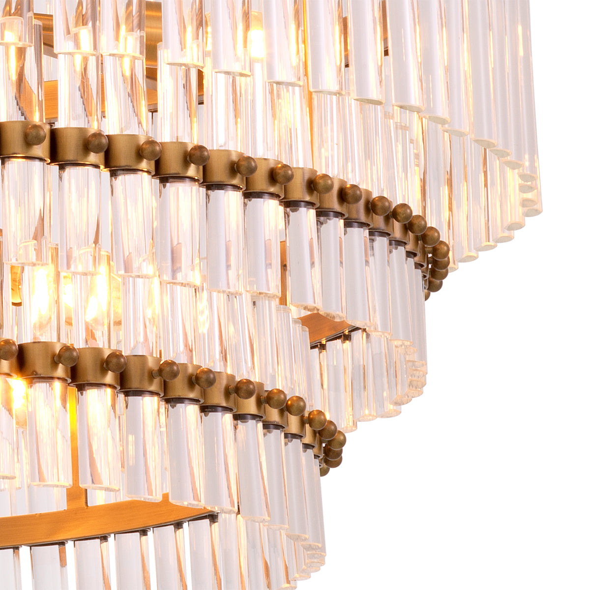 Tiered Glass Tubes Chandelier Scottsdale | Eichholtzmh.com