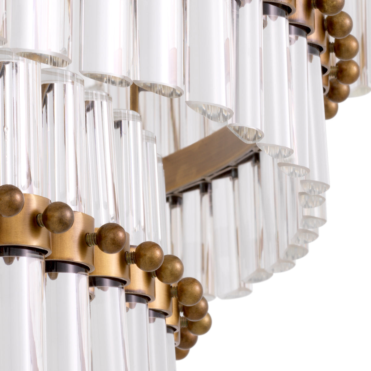 Tiered Glass Tubes Chandelier Scottsdale | Eichholtzmh.com