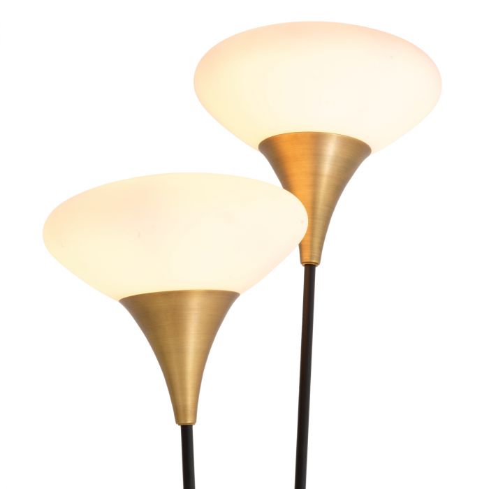 Floor Lamp Duco antique brass finish