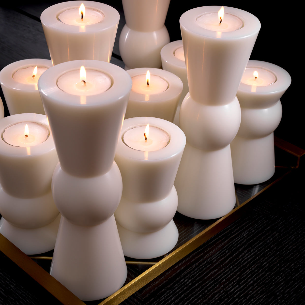 White Artificial Candle Set (2) Arto | Eichholtzmh.com