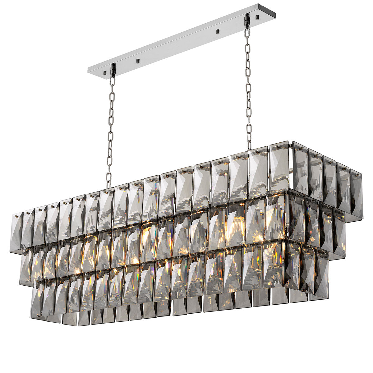 Crystal Rectangular Chandelier Amazone | Eichholtzmh.com
