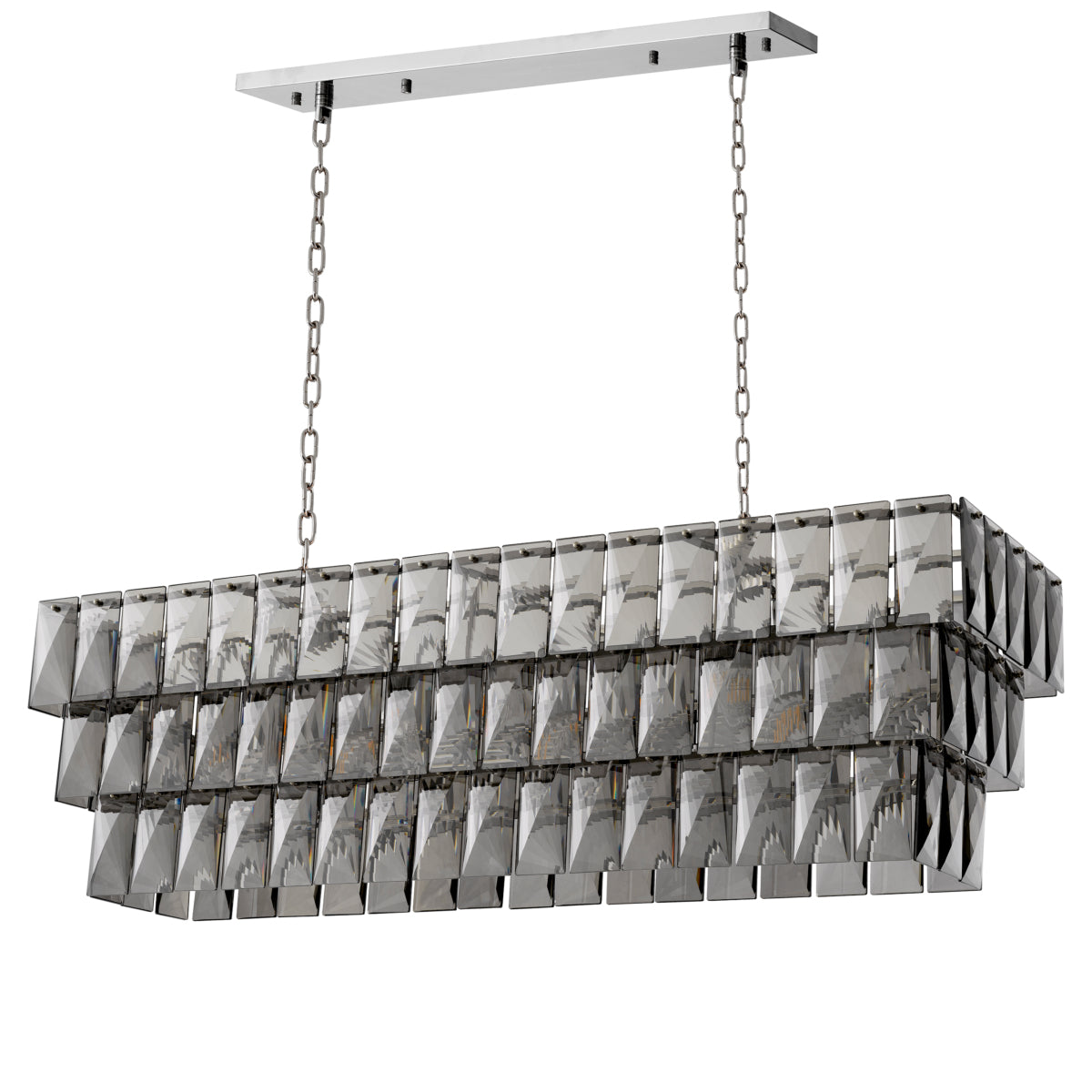 Crystal Rectangular Chandelier Amazone | Eichholtzmh.com