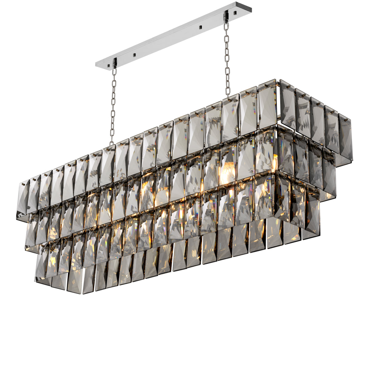 Crystal Rectangular Chandelier Amazone | Eichholtzmh.com
