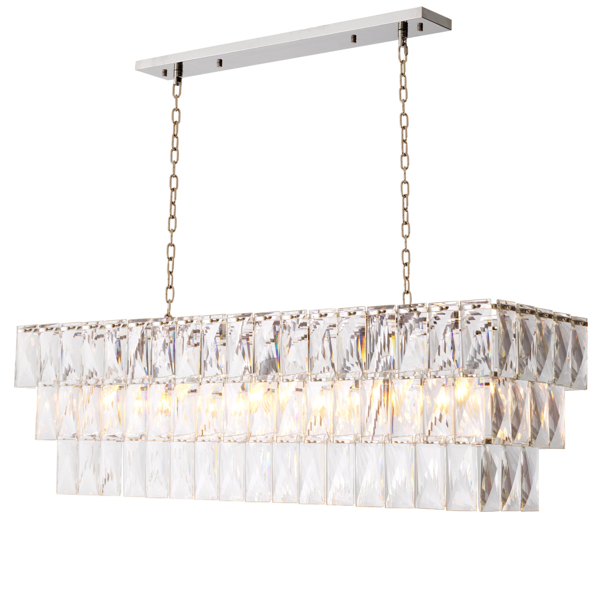 Crystal Rectangular Chandelier Amazone | Eichholtzmh.com