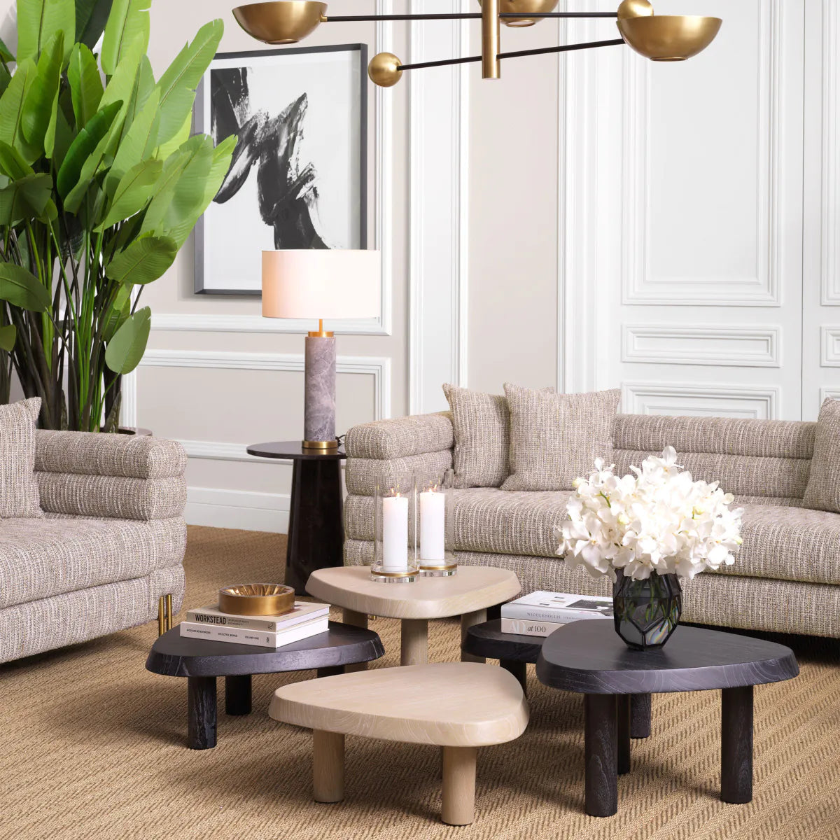 Triangular Wooden Coffee Table S Briel | Eichholtzmh.com 