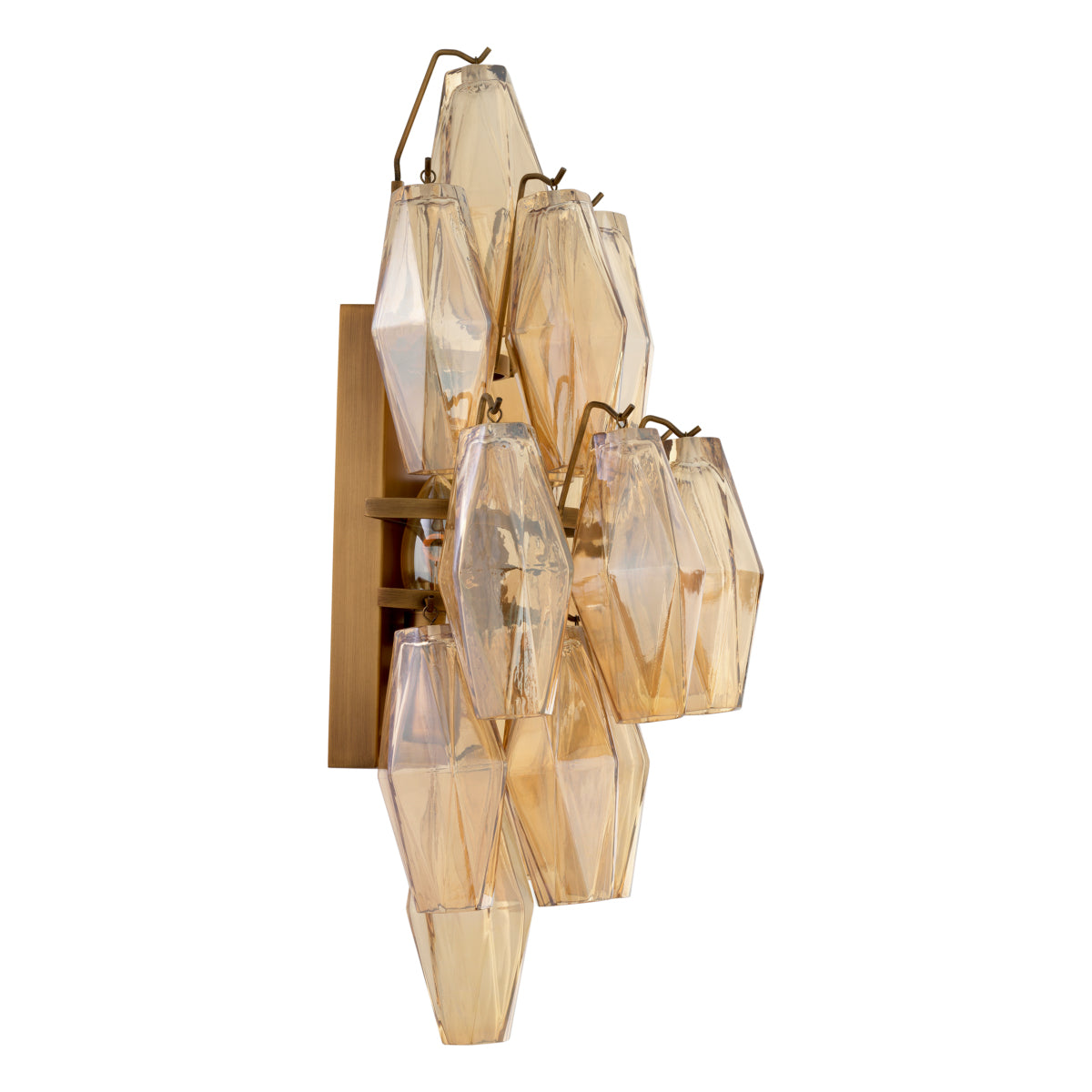 Diamond Amber Wall Lamp Benini | Eichholtzmh.com
